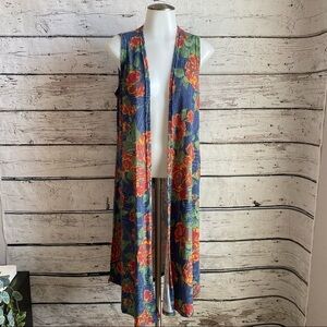 LuLaRoe Joy Floral Vest
